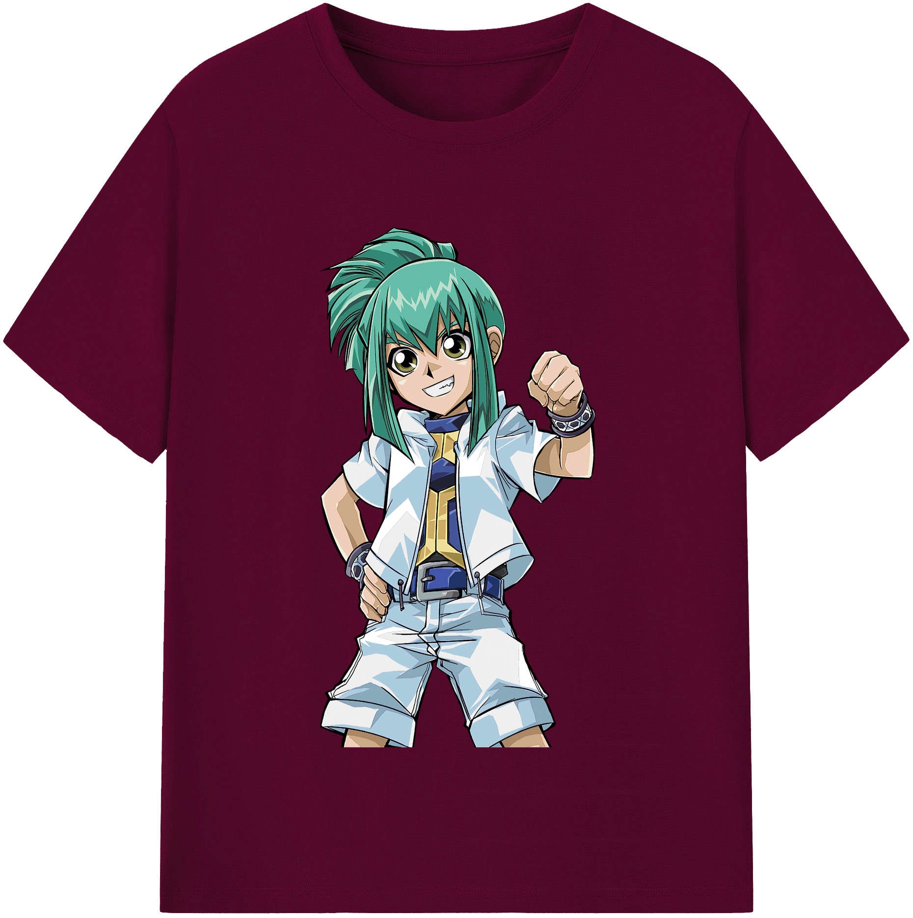 （画像用） 遊☆戯☆王 Yu-Gi-Oh! レディースカジュアルプリントTシャツ（綿100％）